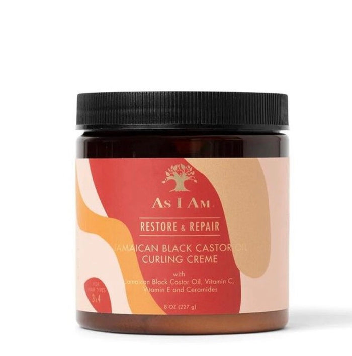 As I Am Restore & Repair Jamaican Black Castor Oil Curling Creme 227g (8oz)