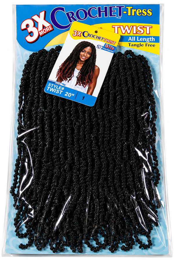 3X CROCHET - Trees Twist 20”