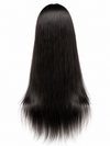 Long Straight Natural Black human hair Wig