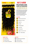 ACCAHH Malaysian Curl Hair Extensions – Natural Black