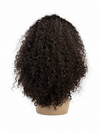 Curly Lace Front human hair Wig – Natural Black