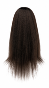 Kinky Straight human hair Wig – Natural Black