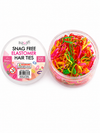 Neon Rainbow Mini Snag-Free Hair Elastics (300 Pack)