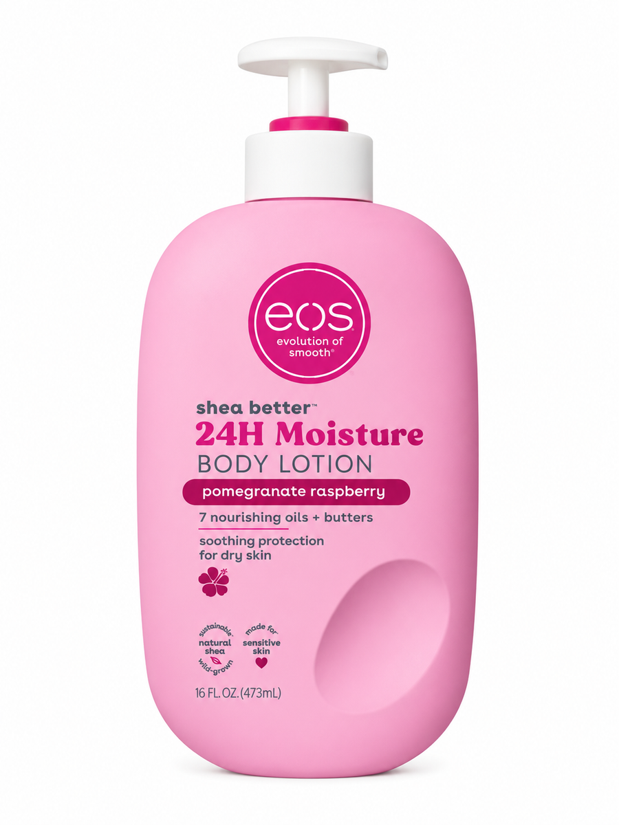 EOS Shea Better 24H Moisture Body Lotion – Pomegranate Raspberry (473ml)