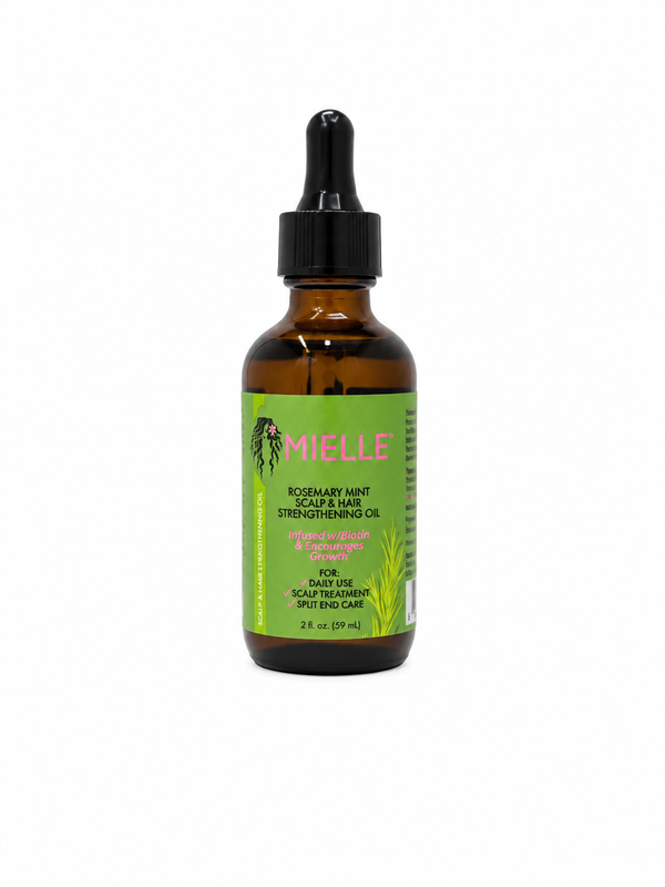 Mielle Rosemary Mint Scalp & Hair Strengthening Oil – Nourishes & Supports Healthy Hair Growth