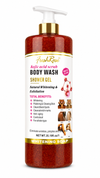 Fresh Rose Kojic Acid Scrub Body Wash Shower Gel – 1000ml