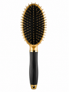 Professional Oval Cushion Paddle Hair Brush – Black & Gold