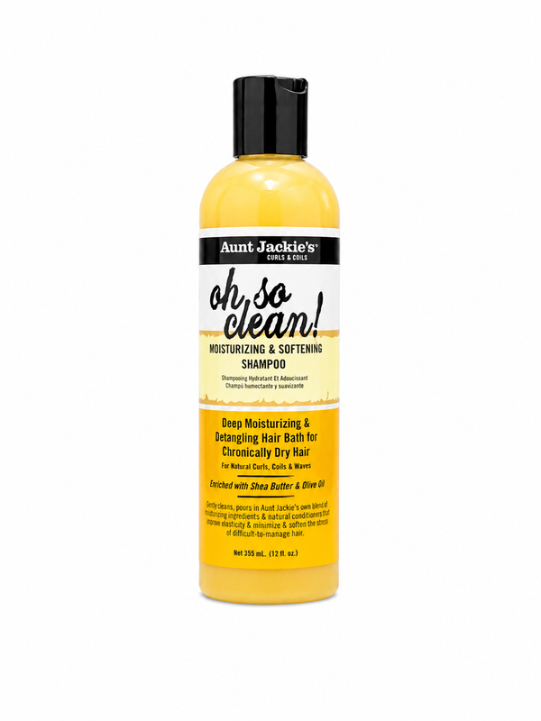 Aunt Jackie’s Oh So Clean! Moisturizing & Softening Shampoo – Deep Moisture & Gentle Cleansing