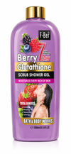 F-Ber Berry Glutathione Scrub Shower Gel – Exfoliating & Moisturising Body Wash