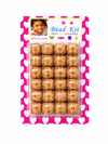 Bead Kit HAIR Beeds Tribal Wooden Pattern