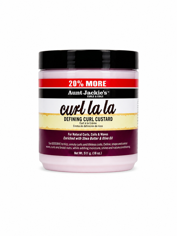 Aunt Jackie’s Curl La La Defining Curl Custard – Defines, Moisturises & Enhances Curls