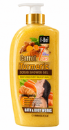 F-Ber Carrot Turmeric Scrub Shower Gel – Brightening & Exfoliating Body Wash (1000ml)