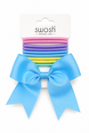 Sky Blue Boutique Bow & Hair Tie Set